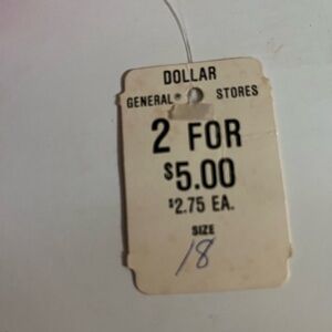 Vintage Dollar General stores Women’s Pink Plaid Pants.